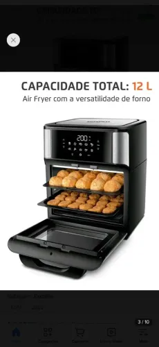 Airfryer Mondial seminova
