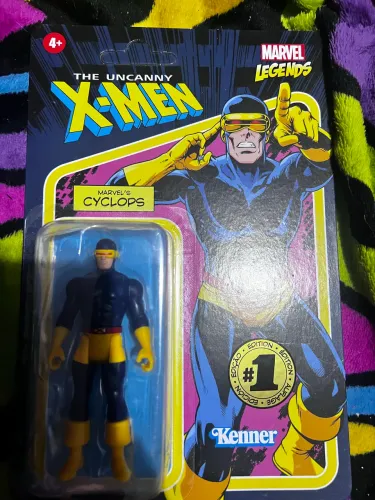 Figura Ciclops retrô X-men Marvel legends importada especial