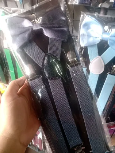 Suspensório e gravata borboleta ?