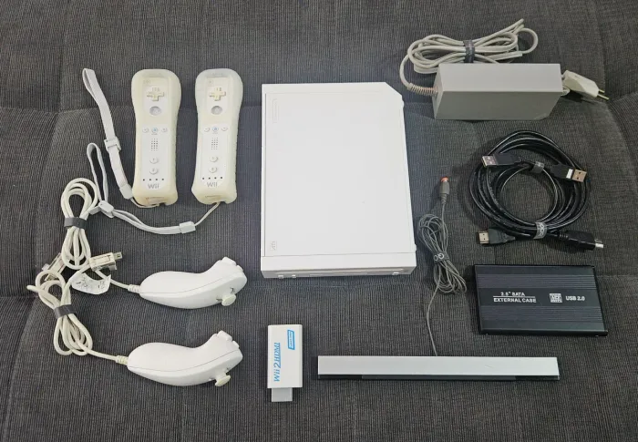 Nintendo Wii Destravado 182 Jogos, Controles e HDMI