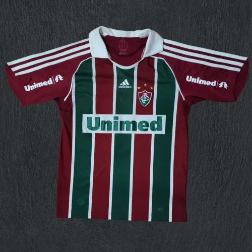 Camisa Fluminense Adidas infantil 08/09 titular #10 - Tamanho 12