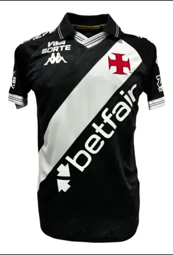Camisa Oficial Vasco Betfair na Etiqueta - Tamanho M