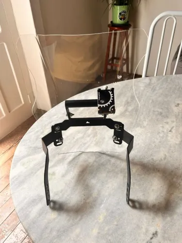 Parabrisa / Bolha com Suporte Regulável - Yamaha Lander 250