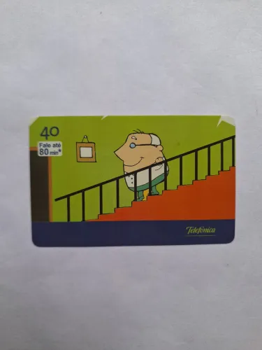 Cartão Telefônico Telefonica Respeito aos Idosos ano 2004