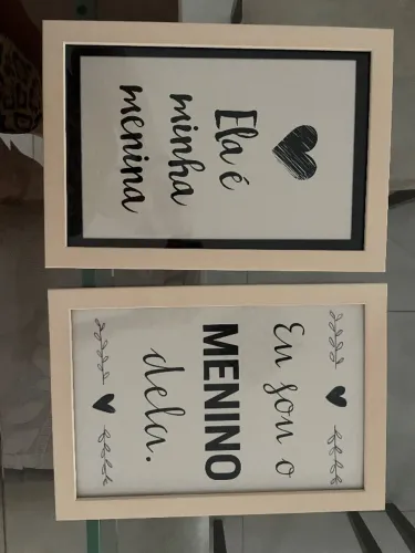 Conjunto de quadros romanticos