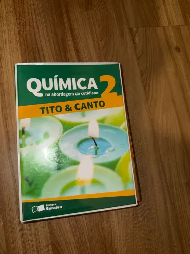 livro química 2 tito & canto saraiva