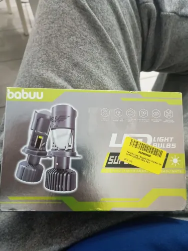 Lâmpadas led 6.500K 40000lm 12/24v mini projetor H4