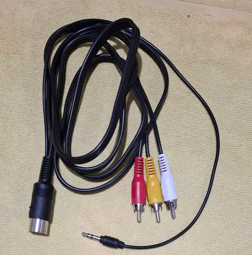 Cabo AV Mega Drive 1 e 2 Estereo N0V0!