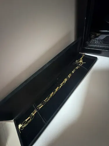 Corrente Cartier de ouro 18k na garantia vitalícia