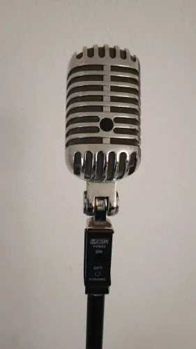 Vendo microfone vintage CSR modelo YVM-55 super cardióide