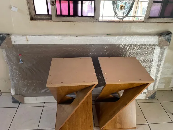 Mesa de vidro para cozinha (2m x 90cm)