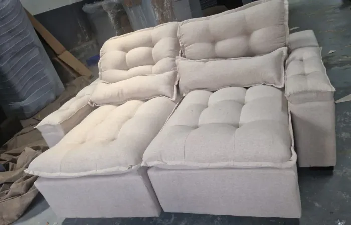 Sofás de luxo retrátil e reclinável 