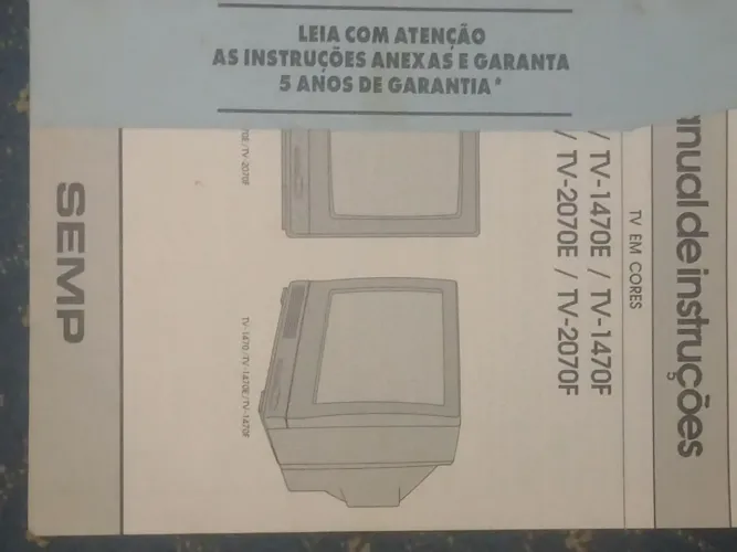 Manual de instrução de tv Semp Toshiba