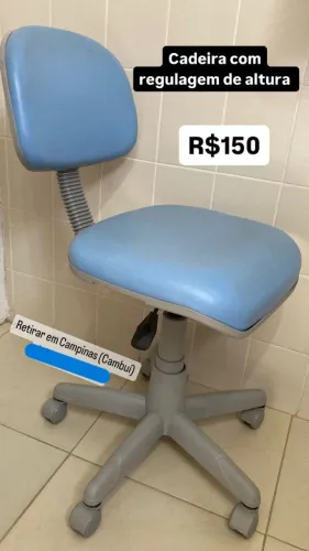 Cadeira para Consultório com Regulagem de Altura