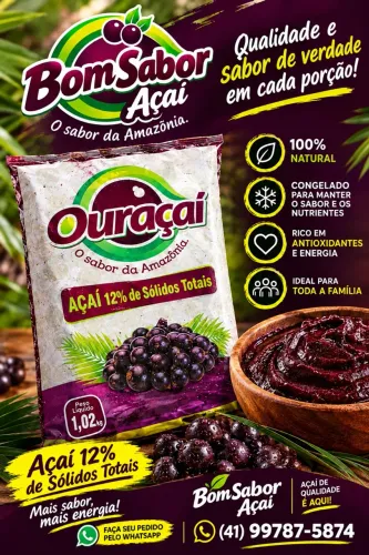 ? Açaí Puro do Pará - Sabor Autêntico, Textura Cremosa e a Verdadeira Essência 
