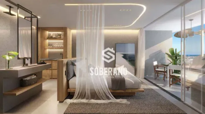 Flat com 1 dormitório à venda, 29 m² por R$ 680.000,00 - Intermares - Cabedelo/PB
