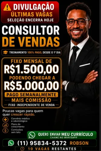 CONSULTOR DE VENDAS 
