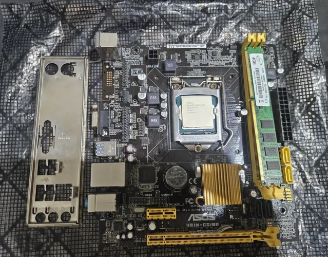 Kit ASUS H81M + Intel Core i3-4170 + 4GB DDR3 1600MHz