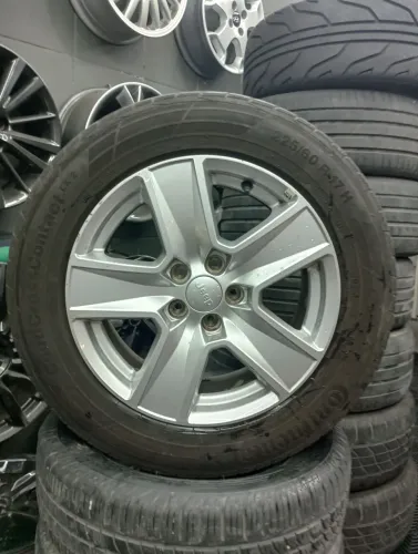 Rodas Aro 17 Originais Jeep +Pneus 225 6017 Continental