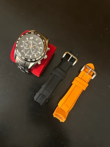 Relógio Technos Cronógrafo Original + 3 Pulseiras | 10 ATM | Excelente Estado
