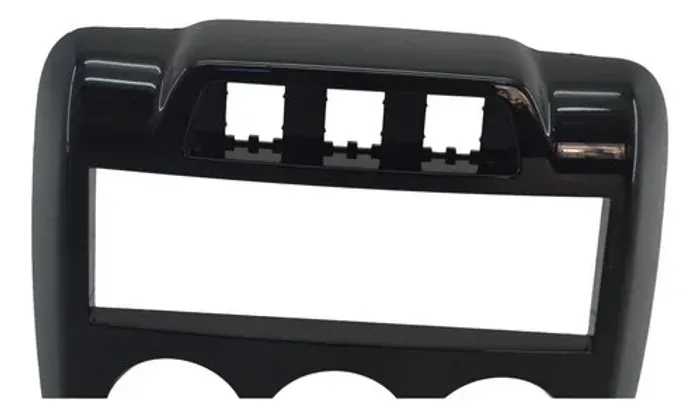 Moldura Radio Painel Central Citroen Aircross 2012 Original Preto