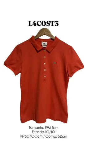 Camisa lacoste feminina