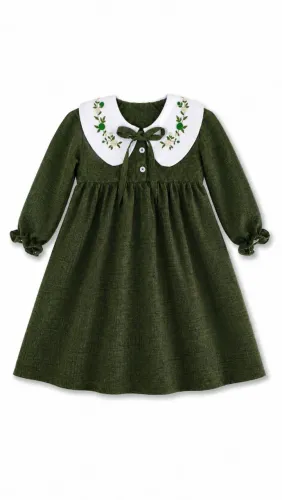 Vestido infantil artesanal Ateliê Pingo de Luz