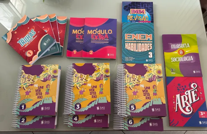 VENDO MATERIAL SAS (coleção completa + material de revisão) 2025.