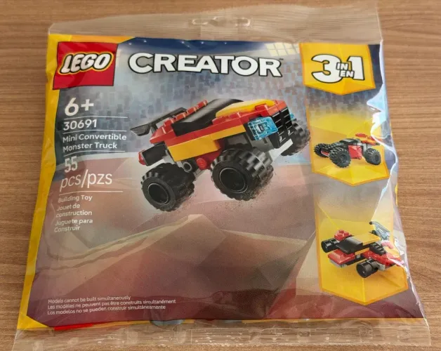 Lego Creator (30691) Mini Convertible Monster Truck - 55 peças 