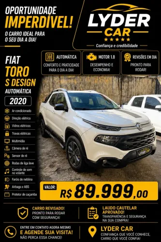 Fiat Toro Freedom 1.8 16V Flex Aut. 2020