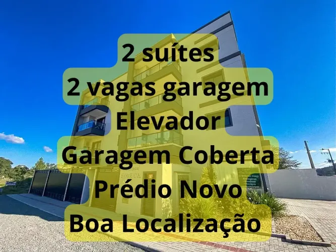 2 Suítes com 2 vagas - Garagem Coberta - Elevador