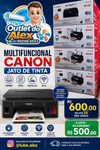Impressora Muntifuncional Canon- Nova 