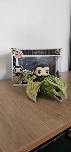 Funko Pop Rides Game of Thrones - Jon Snow com Rhaegal
