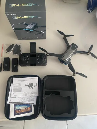 Drone Genai GN-504 Max Completo com Case, Maleta e Baterias Extras