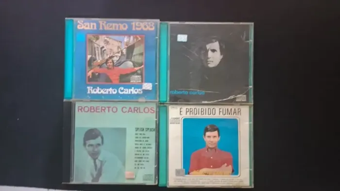 Conjunto CDs antigos Roberto Carlos.
