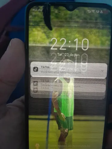 Infinix Smart 7 tela Quebrada
