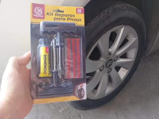 Kit Reparo de Pneu carro e moto
