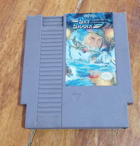 Sky Shark Original Para Nes Nintendinho 8bit Americano (Usado)