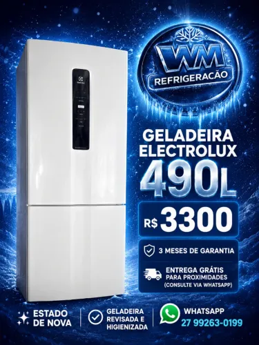Geladeira ESTADO DE NOVA Electrolux moderna