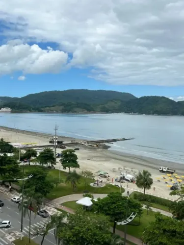 Apartamento com Vista para o Mar 1 Dormitório Aparecida - Santos