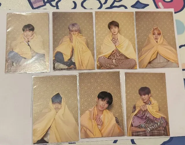 Lote Postcards Persona Oficiais BTS Jungkook Jimin Suga