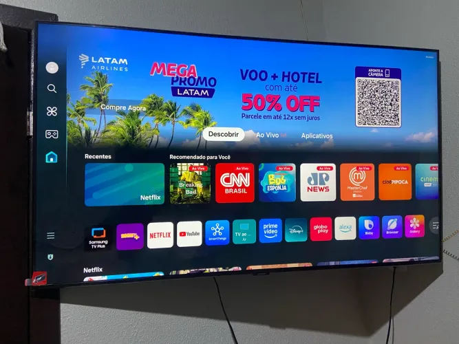 Tv 50 polegada Samsung smart