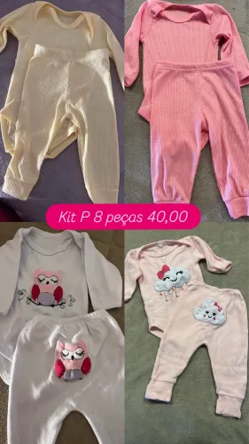 Lote roupa menina RN e P