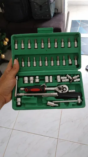 Soquetes e Bits com Catraca - Kit de Ferramentas