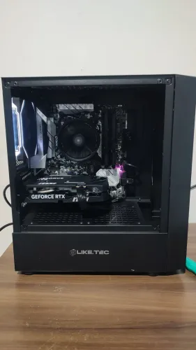 PC gamer RTX 5050/Ryzen 5 5500/16gb memória ram ddr4/SSD