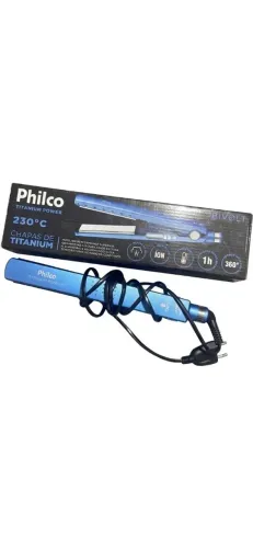 Prancha Philco Titanium Power PPR05AZ Bivolt azul - Funcionando Perfeitamente