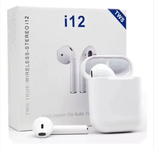 Fone de Ouvido Sem Fio i12 Tws Bluetooth Com Touch Bluetooth 5.0