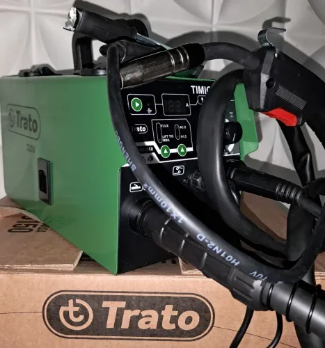 Inversora de solda mig sem gas 120 amperes nova zero 