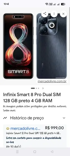 Infinix 8 barato!!!