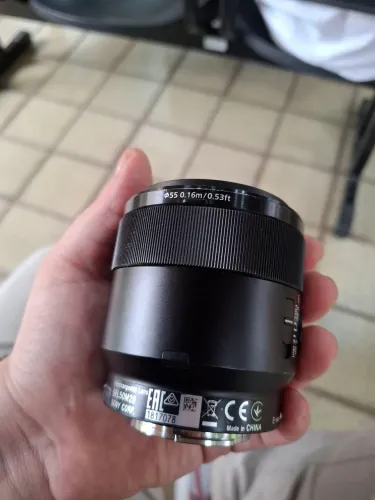 Lente sony 50mm 2.8 macro 